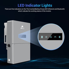 Load image into Gallery viewer, High Voltage 11.4KW Hybrid Split Phase Inverter with APS Transmitter SG11.4KHB-HV