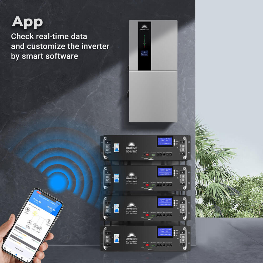 11.4KW 48V Split Phase Hybrid Solar Inverter | Whole Home Backup (200A) | SGN-11K15PRO