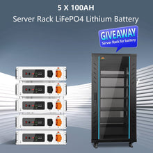 Load image into Gallery viewer, OFF GRID SOLAR KIT 12 X 550 WATTS SOLAR PANELS 25.6KWH LITHIUM BATTERY 10KW SOLAR INVERTER 48VDC 120V/240V SGR-10K25S