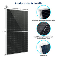 Load image into Gallery viewer, 560 Watt Bifacial PERC Solar Panel