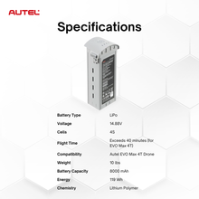 Load image into Gallery viewer, Autel Robotics EVO Max Battery – Long-Lasting 4S LiPo Drone Power