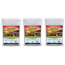 Load image into Gallery viewer, Organic Meal Bucket - 3 Pack -  Emergency Food Survival Kit