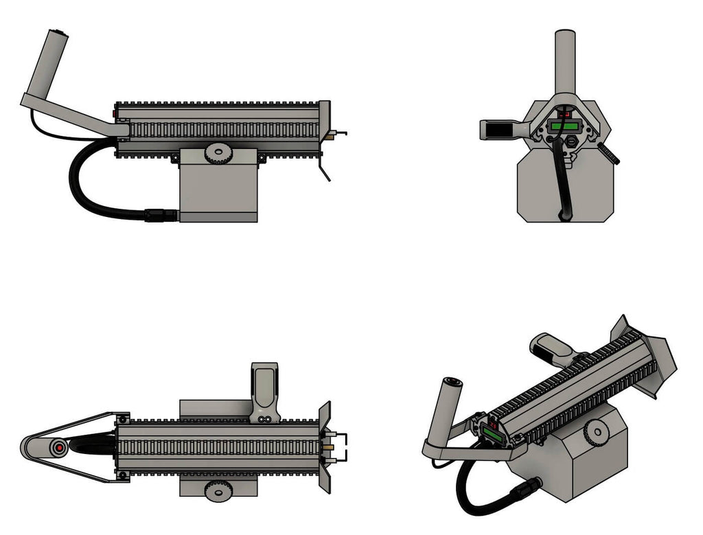 ARC Compact All-Electric Flamethrower with 30ft Range, Plasma Ignition, Modular Design