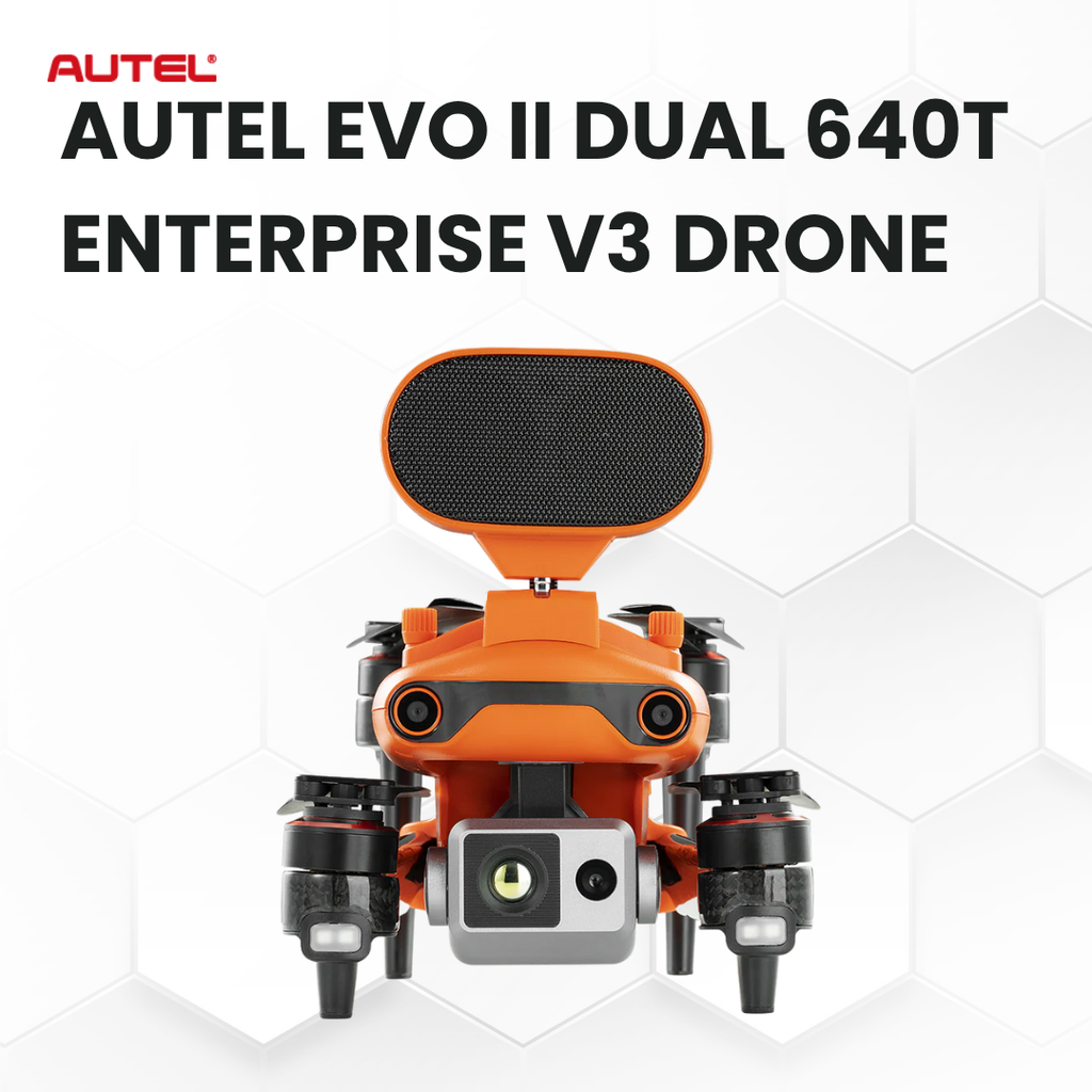 Autel EVO II Dual 640T Enterprise V3 Drone: Thermal, 50MP Visual, Pro Missions