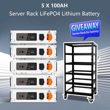 Load image into Gallery viewer, OFF GRID SOLAR KIT 16KW 48VDC 120V/240V LIFEPO4 25.6KWH LITHIUM BATTERY 32 X 415 WATTS SOLAR PANELS SGR-16K25E