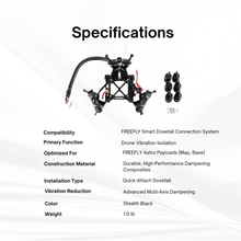 Load image into Gallery viewer, FreeFly Astro Drone Vibration Isolator Mount for Smart Dovetail Payloads