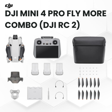 Load image into Gallery viewer, DJI Mini 4 Pro Fly More Combo: RC 2 Drone, 3 Batteries, Shoulder Bag