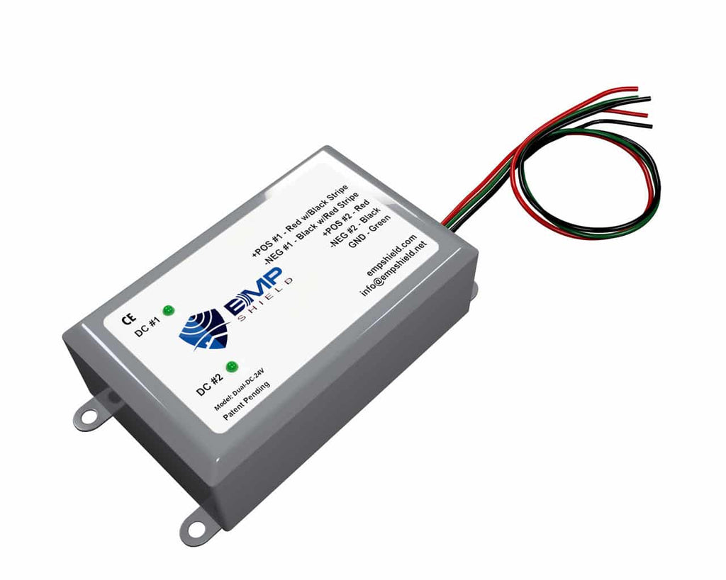 Advanced Dual 24V DC Solar EMP Shield: Military-Grade Lightning & Solar Flare Protection