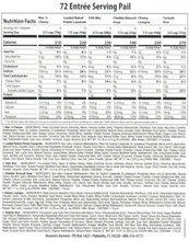 Load image into Gallery viewer, Entrée Bucket  - 12 Pack - Emergency Survival Food Kit