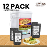 Entrée Bucket  - 12 Pack - Emergency Survival Food Kit