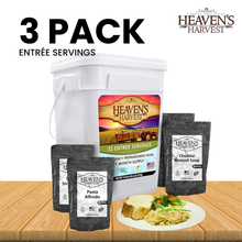 Load image into Gallery viewer, Entrée Bucket  - 3 Pack - Emergency Survival Food Kit