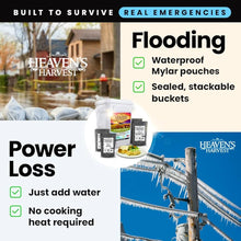 Load image into Gallery viewer, Entrée Bucket  - 3 Pack - Emergency Survival Food Kit