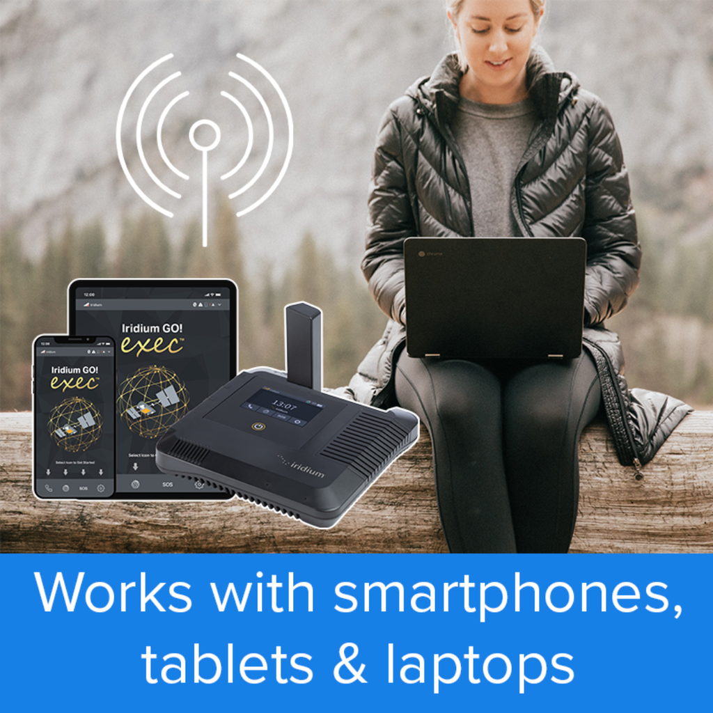 Iridium GO! exec Satellite Kit: Global Communication, Data, Email, Router, SIM