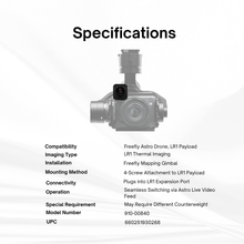 Load image into Gallery viewer, Freefly LR1 Thermal Imaging Camera Upgrade for Astro Drone
