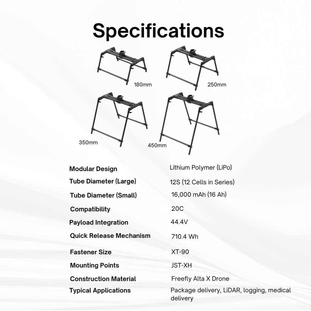 Freefly Alta Drone Cargo Landing Gear: Modular Payload System for UAVs