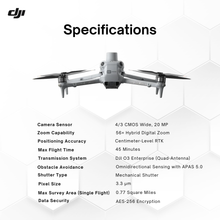 Load image into Gallery viewer, DJI Matrice 4T Thermal Enterprise Drone: Intelligent Multi-Sensor Compact Aerial Solution