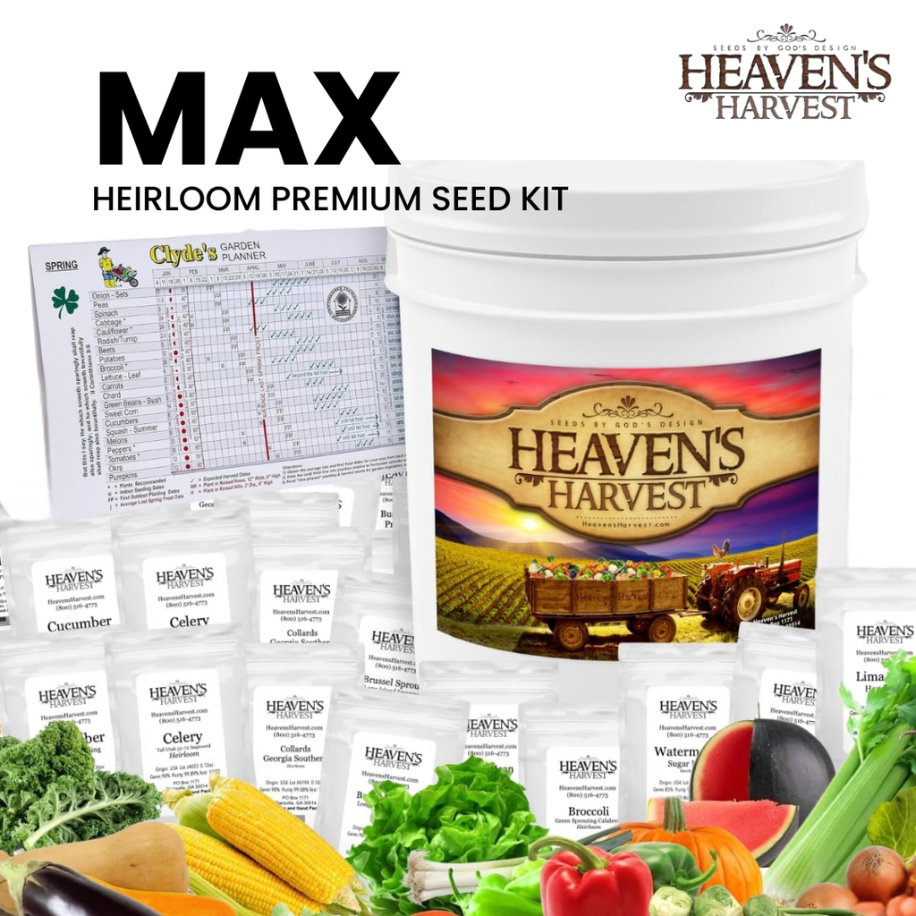 Heirloom Max Seed Kit - 39 Varieties | Premium Survival Seeds