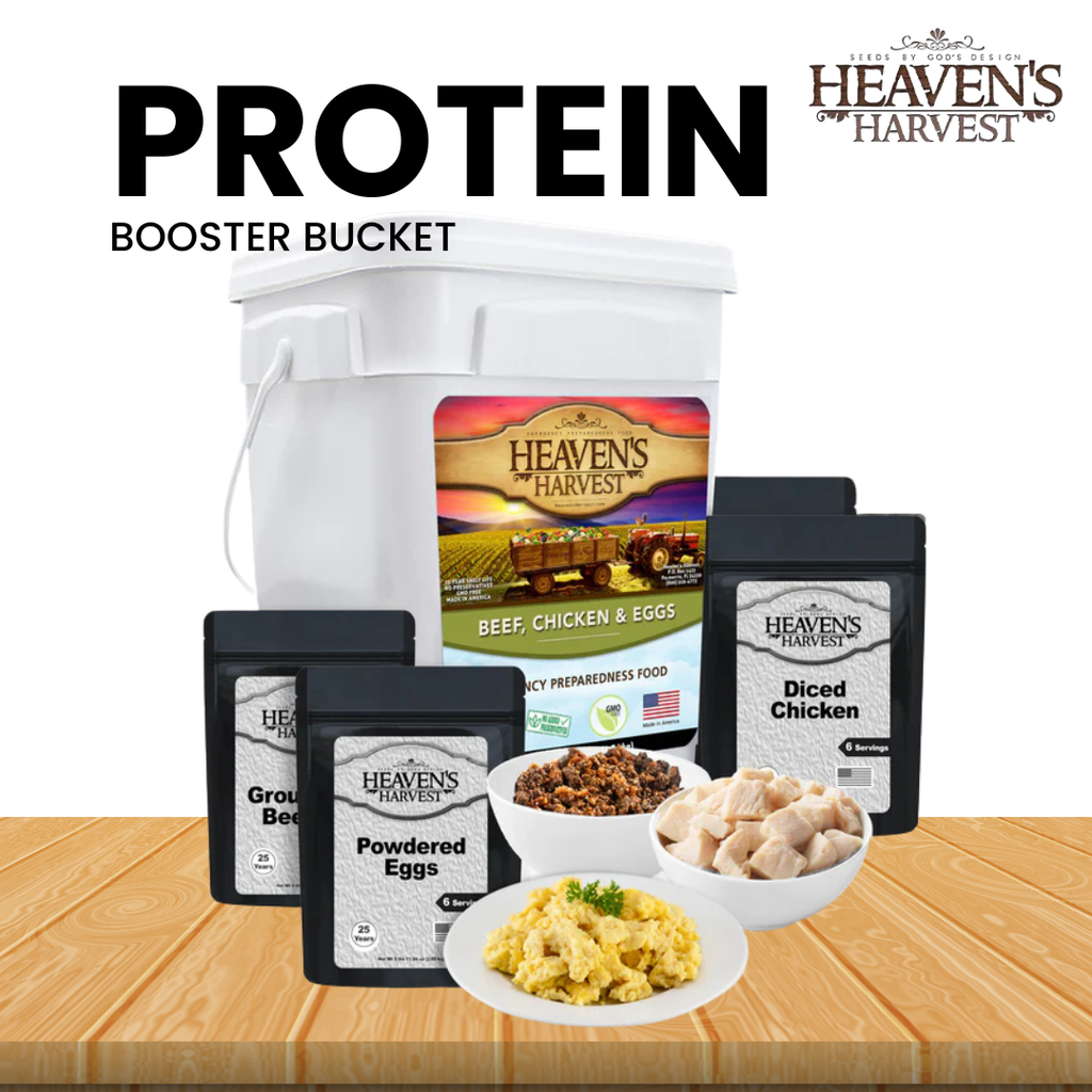 Protein Booster Bucket - Good for 1 Month - Emergency Survival Food Kit