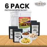 Protein Booster Bucket -  6 Pack - Emergency Survival Food Kit