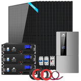 Hybrid Solar Kit 7.6KW 48V Split Phase 15.36KWH/30.72KWH Lithium Battery 415/ 500 Watt Solar Panel SGH-7.6N3E/ SGH-7.6DN6E