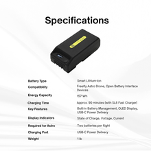 Load image into Gallery viewer, Freefly SL8-Air Super Light Smart Drone Battery USB-C Power Delivery