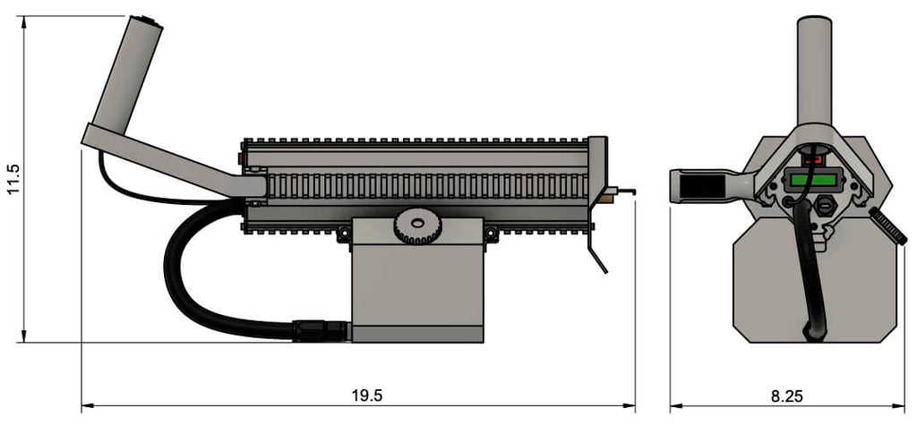 ARC Compact All-Electric Flamethrower with 30ft Range, Plasma Ignition, Modular Design