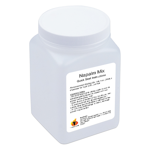 Premium Non-Toxic Fuel Gelling Agent for Enhanced Flamethrower Range & Longer Burns