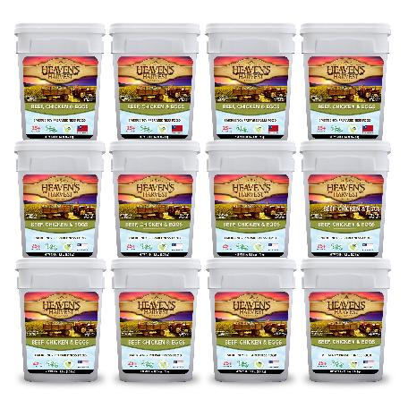 Protein Booster Bucket - 12 Pack - Emergency Survival Food Kit