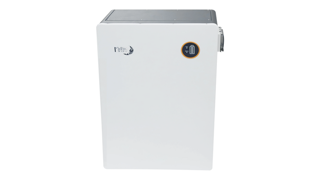 MidNite Power MNPowerflo16 | 20+ Year Design Life | 48v 310Ah | 16.1 kWh Capacity | Self Heating | Outdoor Wallmount LiFePO4 Battery