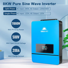 Load image into Gallery viewer, 8KW 48V Split Phase Solar Inverter