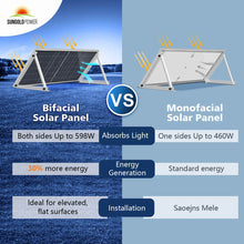 Load image into Gallery viewer, 560 Watt Bifacial PERC Solar Panel