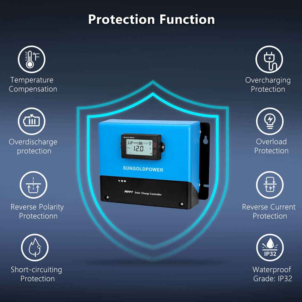 60 Amp MPPT Solar Charge Controller