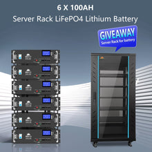 Load image into Gallery viewer, OFF GRID SOLAR KIT 20KW 48VDC 120V/240V LIFEPO4 30.72KWH LITHIUM BATTERY 32 X 450 WATTS SOLAR PANELS SGR-20K30E