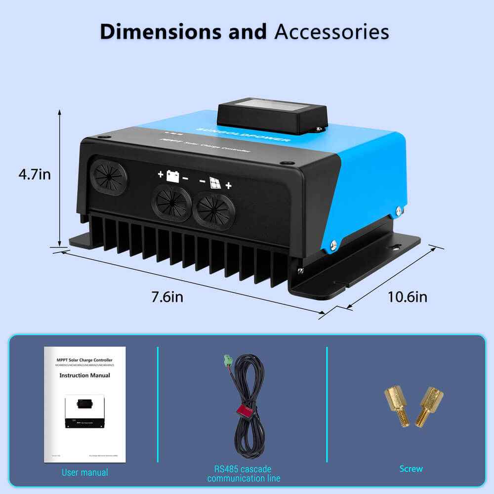 60 Amp MPPT Solar Charge Controller