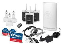 Load image into Gallery viewer, Swann AllSecure600 2K Wireless NVR Security System, 3 Wire-Free HD Cameras