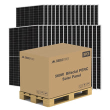 Load image into Gallery viewer, 560W Bifacial PERC Solar Panel  | SGP-560-SBD (31 PANELS) UL61730