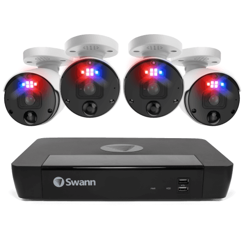 Swann 4K Ultra HD 8-Channel NVR Security System with 4 Professional Cameras