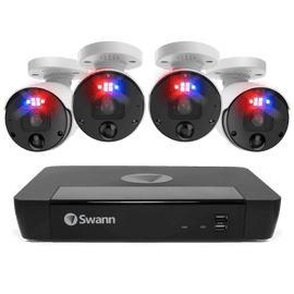 Swann 4K Ultra HD 8-Channel NVR Security System with 4 Professional Cameras