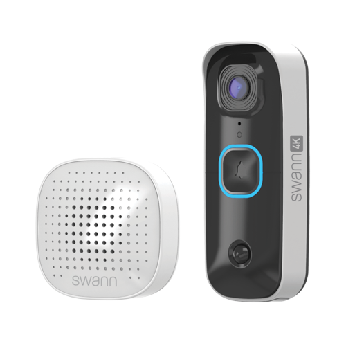 SwannBuddy4K Smart 4K UHD Wireless Video Doorbell with SwannShield AI Voice Assistant