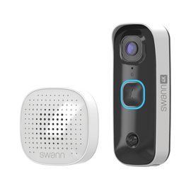 SwannBuddy4K Smart 4K UHD Wireless Video Doorbell with SwannShield AI Voice Assistant