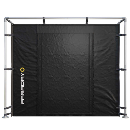 X-Large LX Black RF/EMI Shielding Faraday Tent Enclosure Room 9'x9'x6.5'