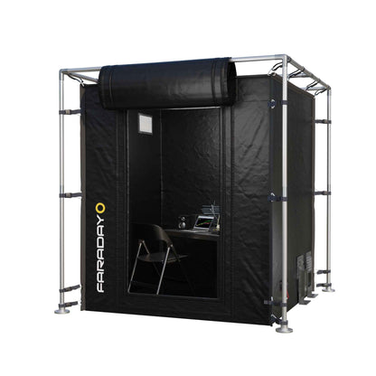 Large LX Black RF/EMI Portable Shielding Enclosure Tent 7x7x6.5 Feet