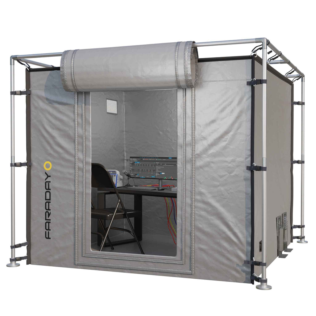 X-Large Faraday RF/EMI Shielding Portable Enclosure Room Tent 9x9x6.5 Feet