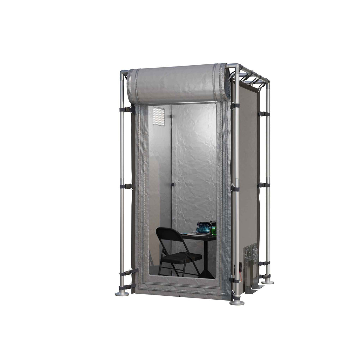 Small Portable Faraday Tent RF/EMI Shielding Enclosure Room 4' x 4' x 6.5'