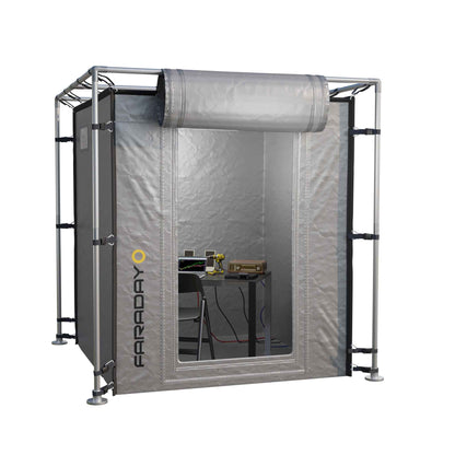 Large 7x7x6.5 Foot Portable RF/EMI Shielding Faraday Tent Enclosure Room