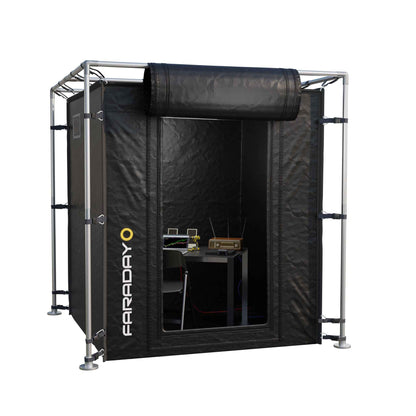 Large LX Black RF/EMI Portable Shielding Enclosure Tent 7x7x6.5 Feet