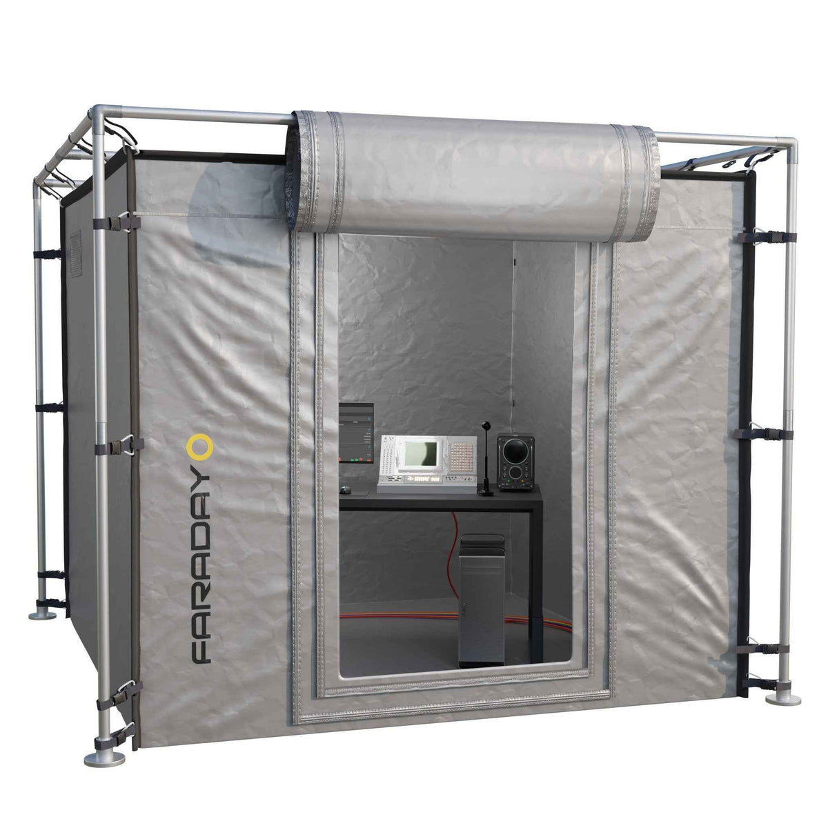 X-Large Faraday RF/EMI Shielding Portable Enclosure Room Tent 9x9x6.5 Feet