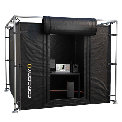 X-Large LX Black RF/EMI Shielding Faraday Tent Enclosure Room 9'x9'x6.5'