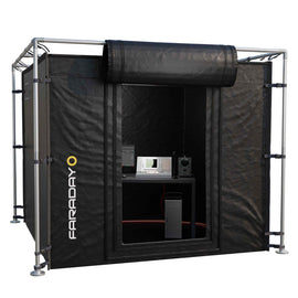 X-Large LX Black RF/EMI Shielding Faraday Tent Enclosure Room 9'x9'x6.5'