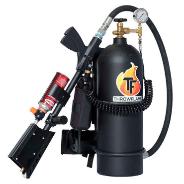 XL18 High-Power Flamethrower System: 110ft Range, Napalm Ready, Lifetime Warranty